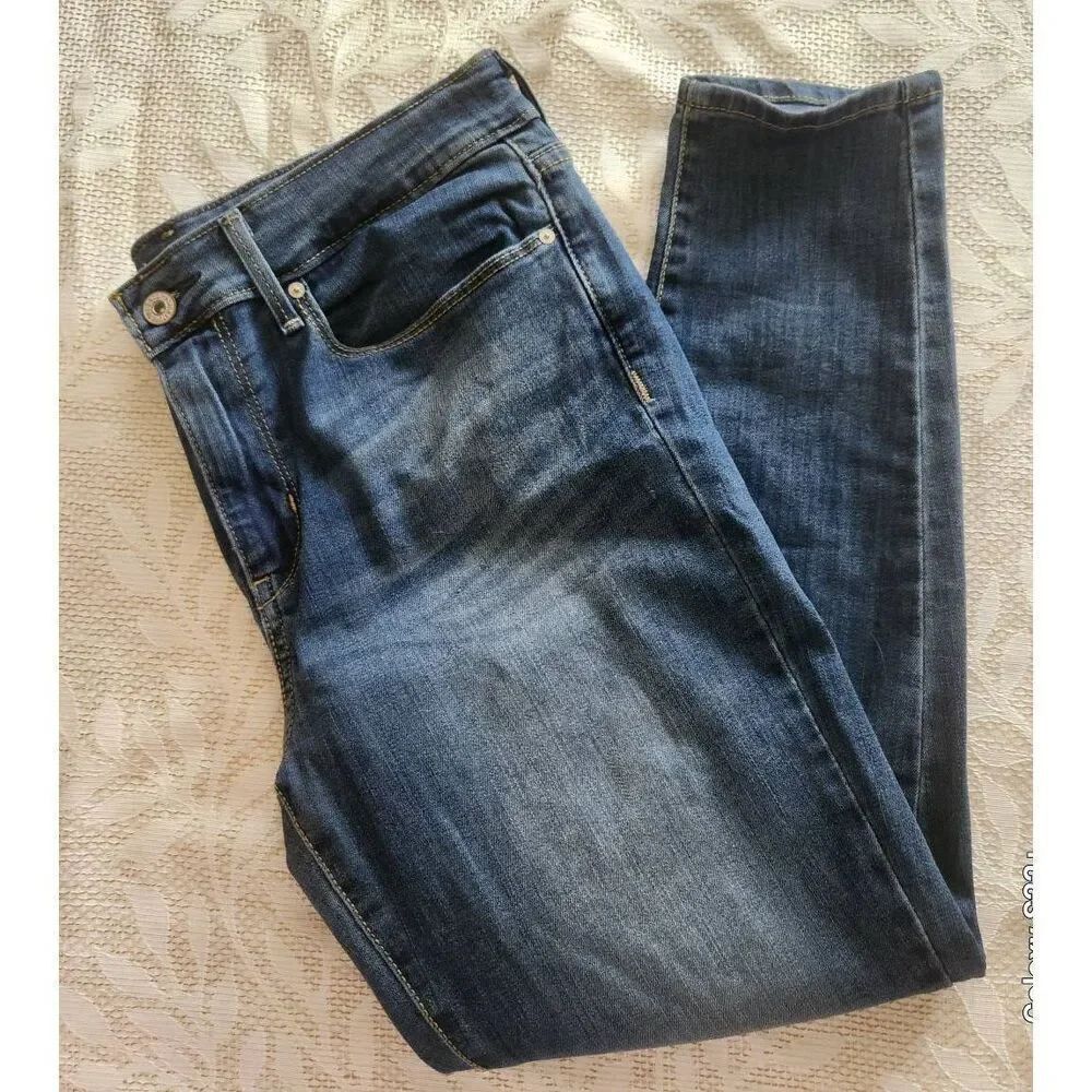58 Signature Levi Strauss Modern skinny crop jeans Sz 12